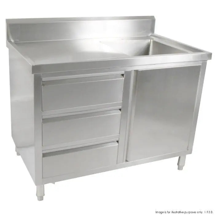 Sinks F.E.D. Modular Systems CABINET WITH LEFT SINK SC71200LH Mattys