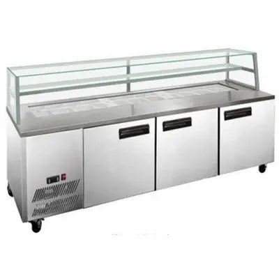 F.E.D. Temperate Thermaster Three Door DELUXE Sandwich Bar - SCB/21 Mattys