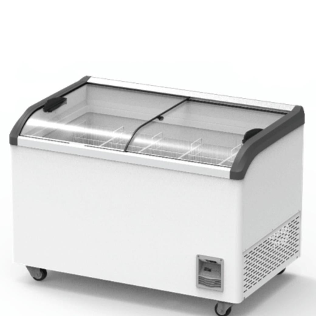 F.E.D Thermaster-SD-406K Heavy Duty Supermarket Glass Sliding Lid Freezers 406L - SD-406K Mattys