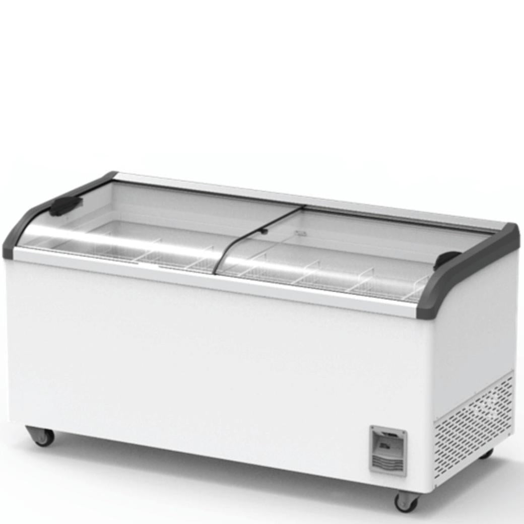 F.E.D Thermaster-SD-576K Heavy Duty Supermarket Glass Sliding Lid Freezers 576L - SD-576K Mattys
