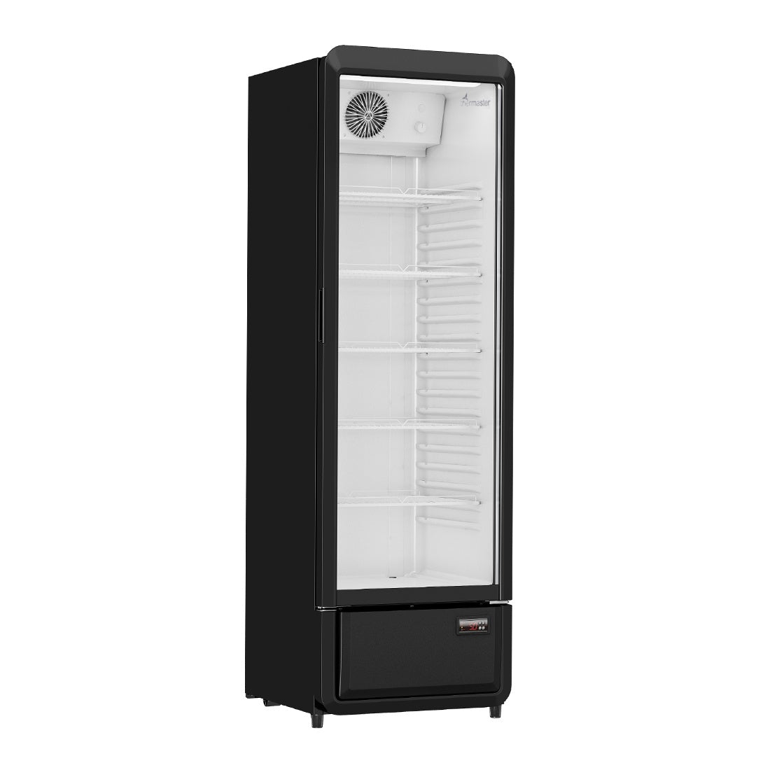 Thermaster Upright Glass Door Beverage Fridge - SDC-258B Thermaster
