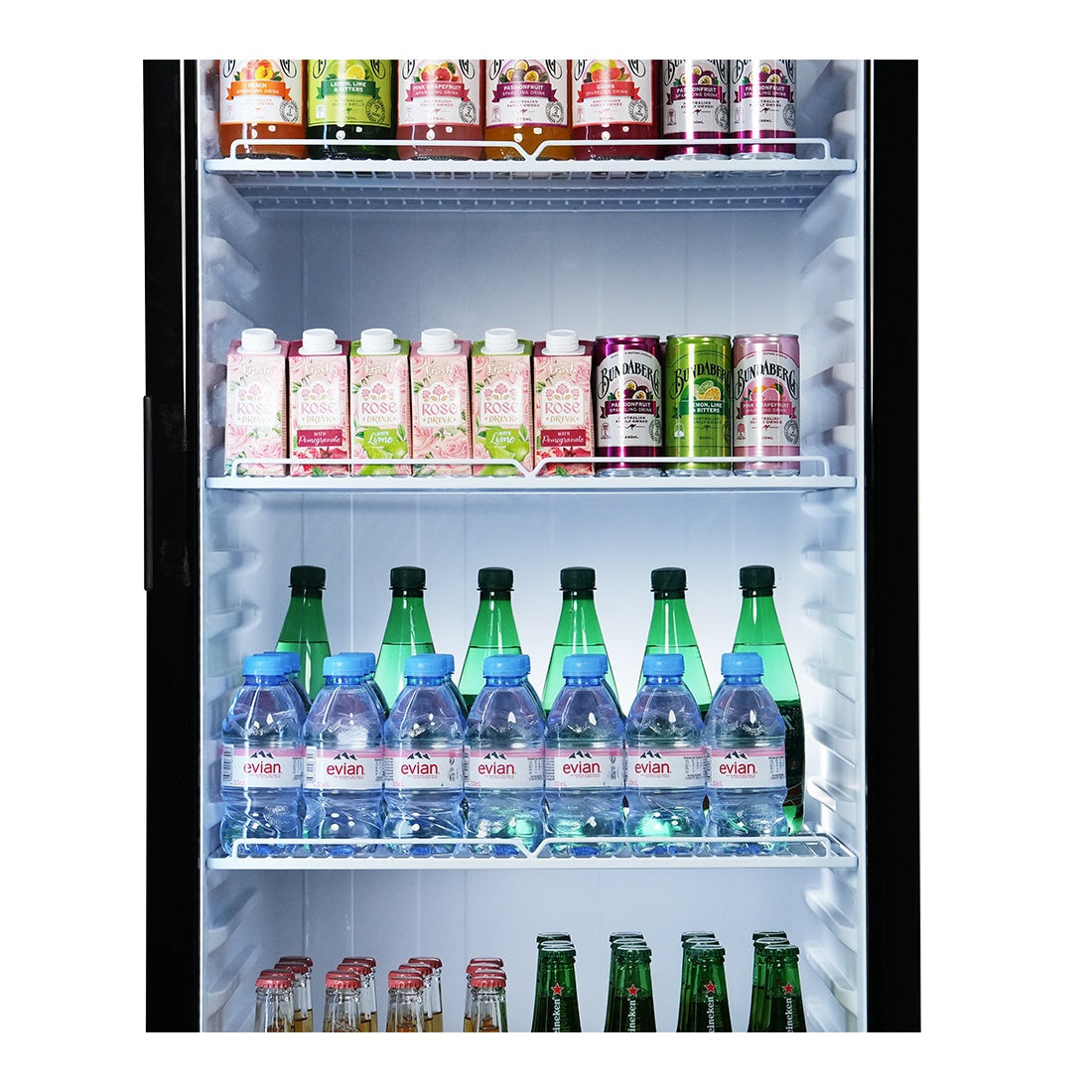 Thermaster Upright Glass Door Beverage Fridge - SDC-343B Thermaster