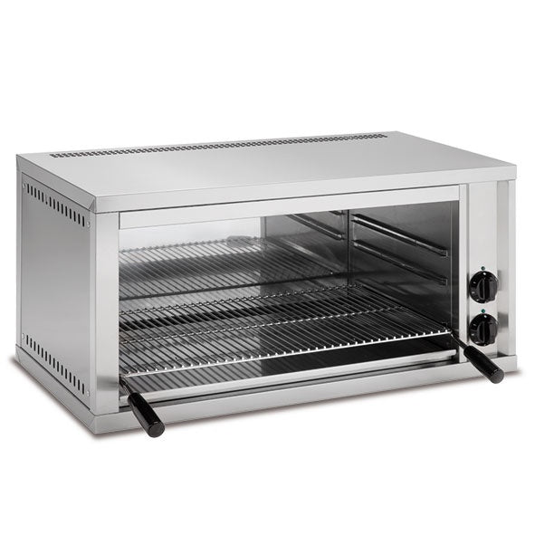 Benchtop Baron Fixed Height Electric Salamander Grill with Cooking Surface 600 X 350 mm - SEF2/2 Mattys