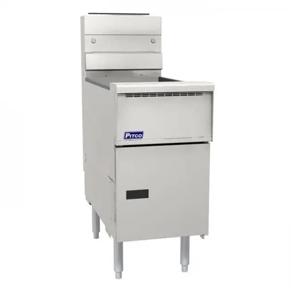 Pitco SG14S-FR Single Gas Fryer Bank w/ Filter Ready Mattys