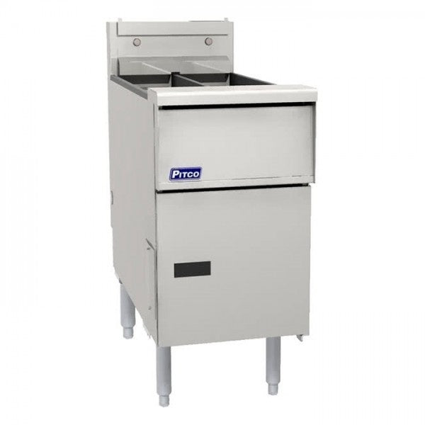 Pitco SG14TS-FR Single Gas Fryer Bank w/ Filter Ready Mattys