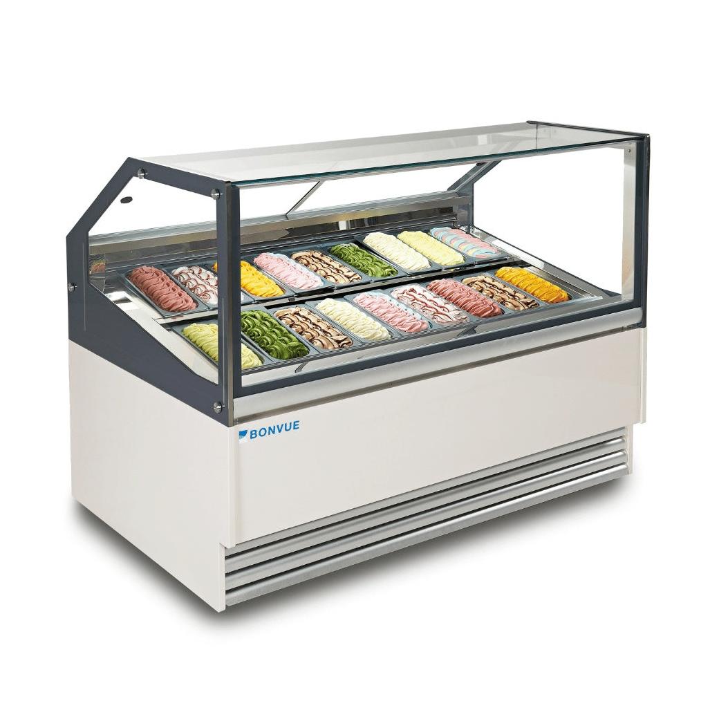 Gelato Display F.E.D Bonvue-SGD-18- Gelato / Ice Cream Display Showcase - SGD-18 Mattys