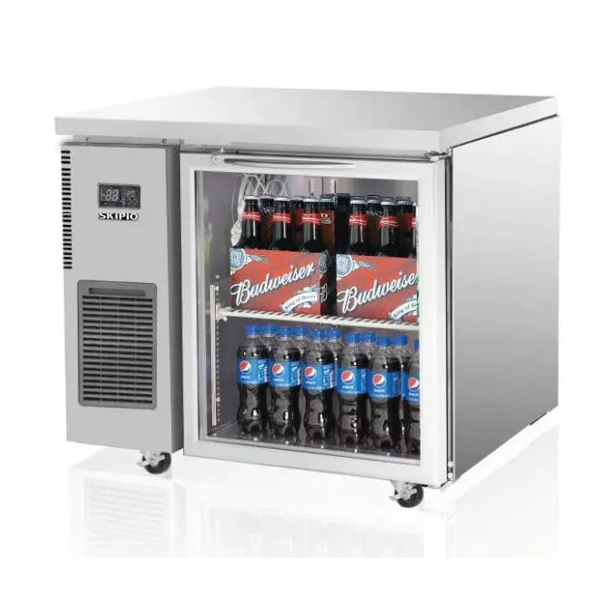 Refrigeration Skipio Undercounter Glass Door Fridge 179L - SGR9-1 Mattys