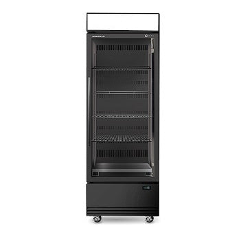 SKB600N-AC 1 Glass Door Display or Storage Fridge, Lit Sign Mattys