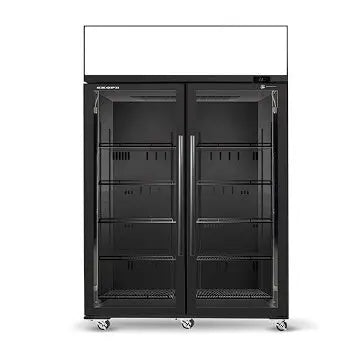 Skope Commercial Fridges 2 Glass Door Display or Storage Fridge, Lit Sign - SKT1300N-AC Mattys