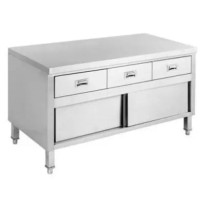 F.E.D. Modular systems SKTD-1200 'KITCHEN TIDY' Cabinet Work Bench w/Doors & 3 Drawers Mattys