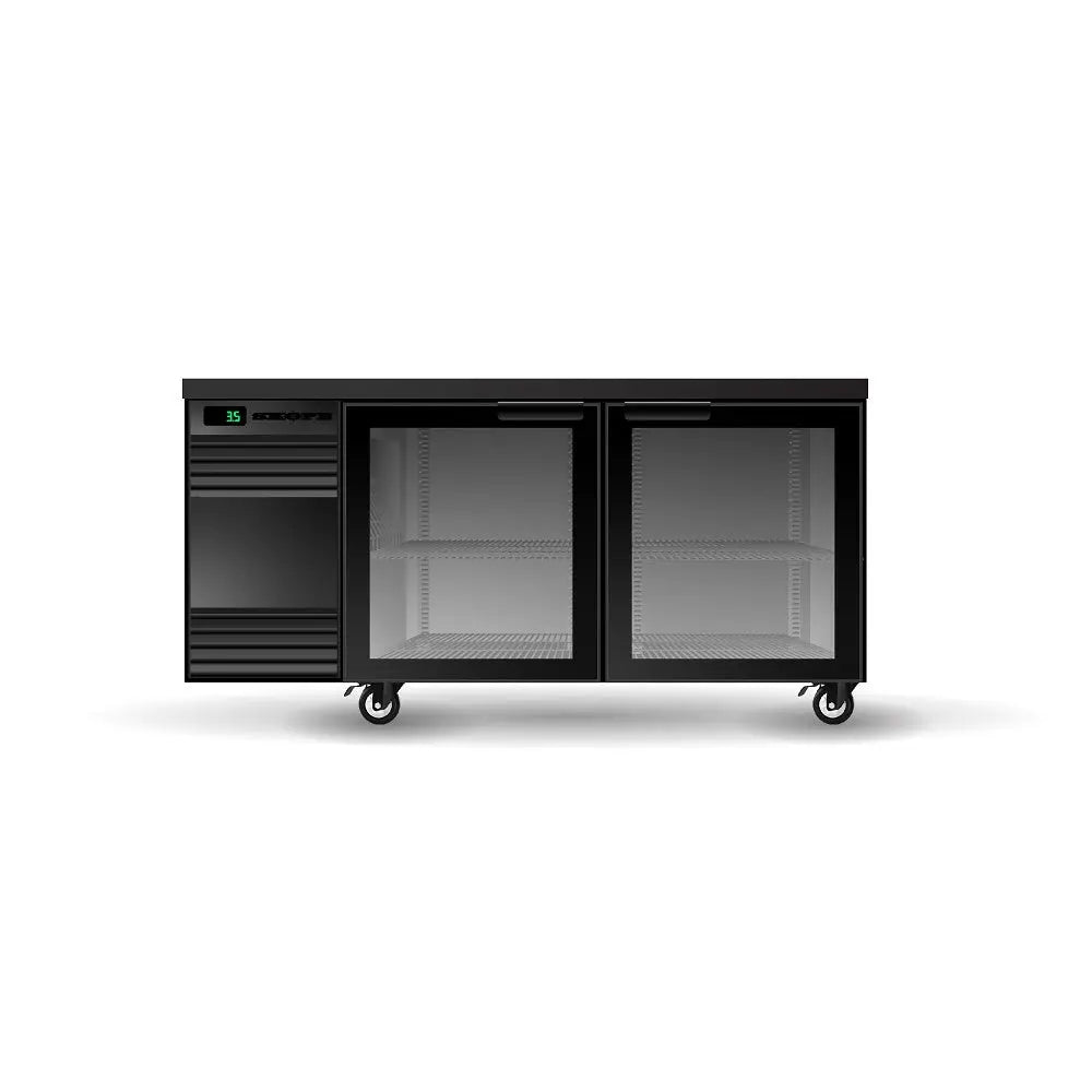 Skope Backbar N SlimLine Underbench 2 Heated Glass Swing Doors Chiller SL.2.GSW.Tr Mattys