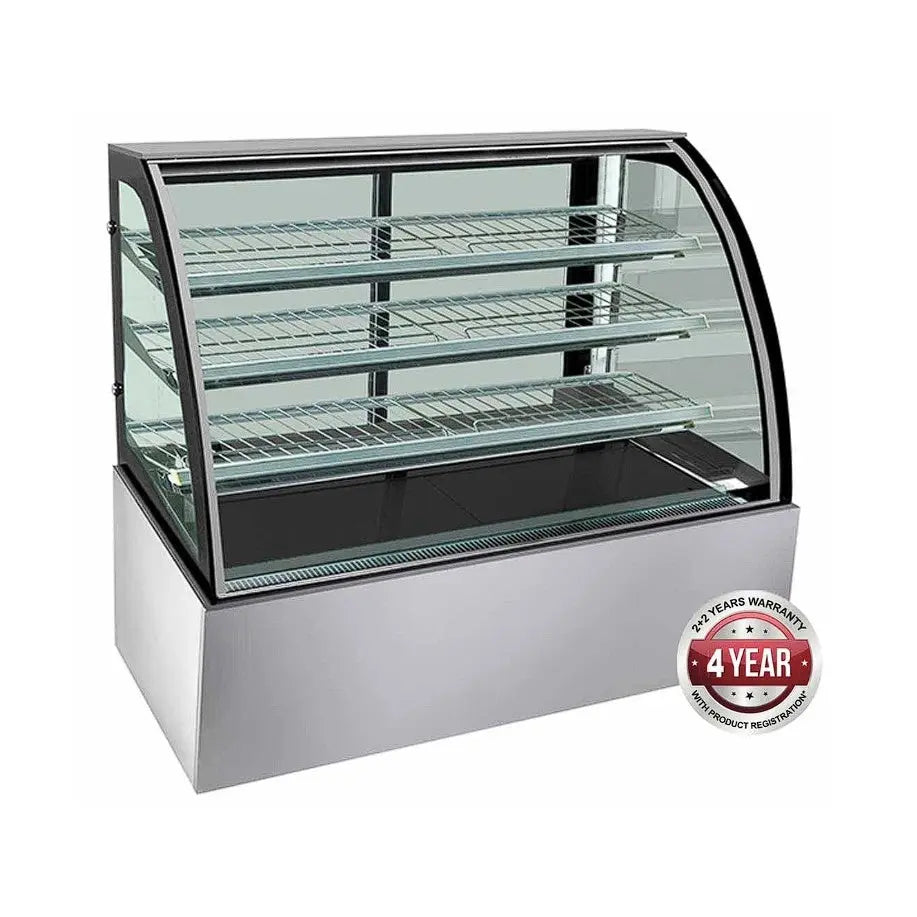 Cold Food Displays F.E.D. Bonvue Chilled Curved Glass Food Display - 1800mm - SL860 Mattys
