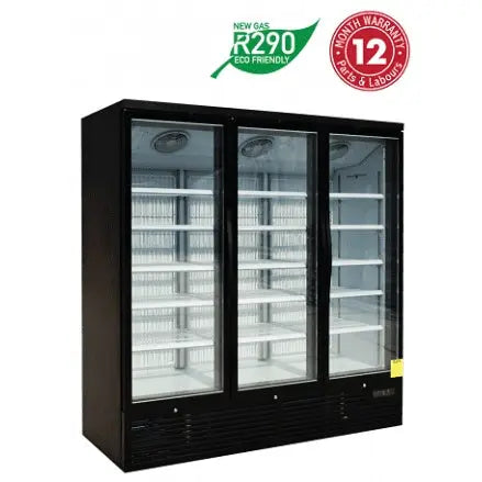 Exquisite Three Glass Door Upright Display Refrigerator - SMC1500 Mattys