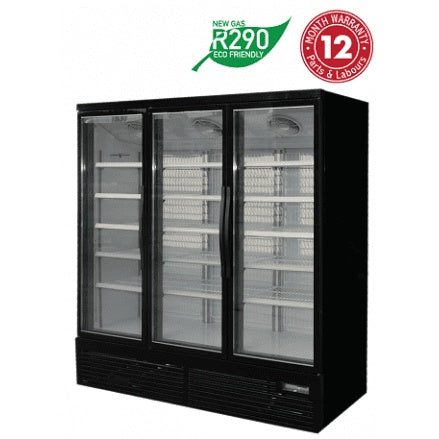 Exquisite Three Glass Door Upright Display Freezers - SMF1500 Mattys