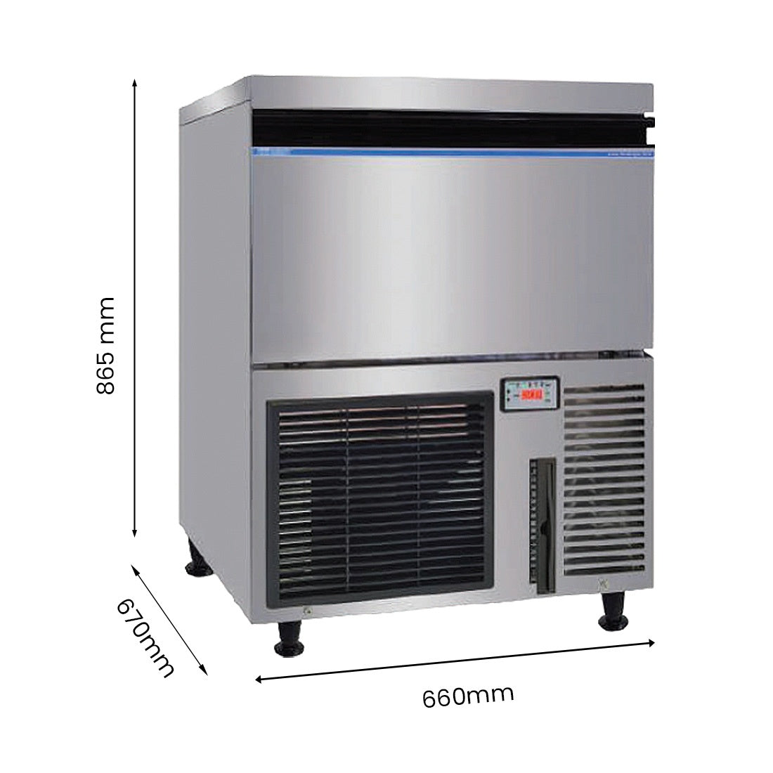 Blizzard Premium Under-Counter Ice Maker Large Cube Ice – SN-200P Blizzard Icemakers