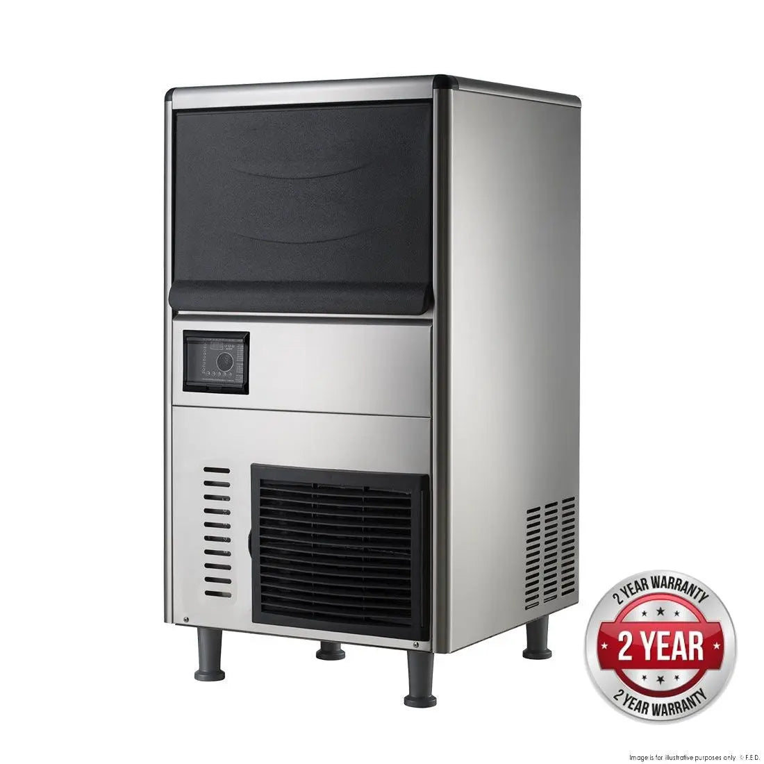F.E.D. Blizzard Underbench Granular Ice Maker 60Kg - SN-068F Mattys