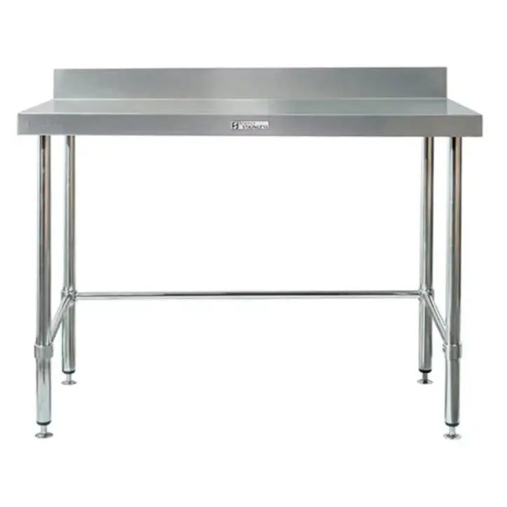 Benches Simply Stainless Ss02.1200 Lb Work Bench With Splashback, Leg Brace And Under Shelf (600 Series) - SS02.1200 LB Simply Stainless