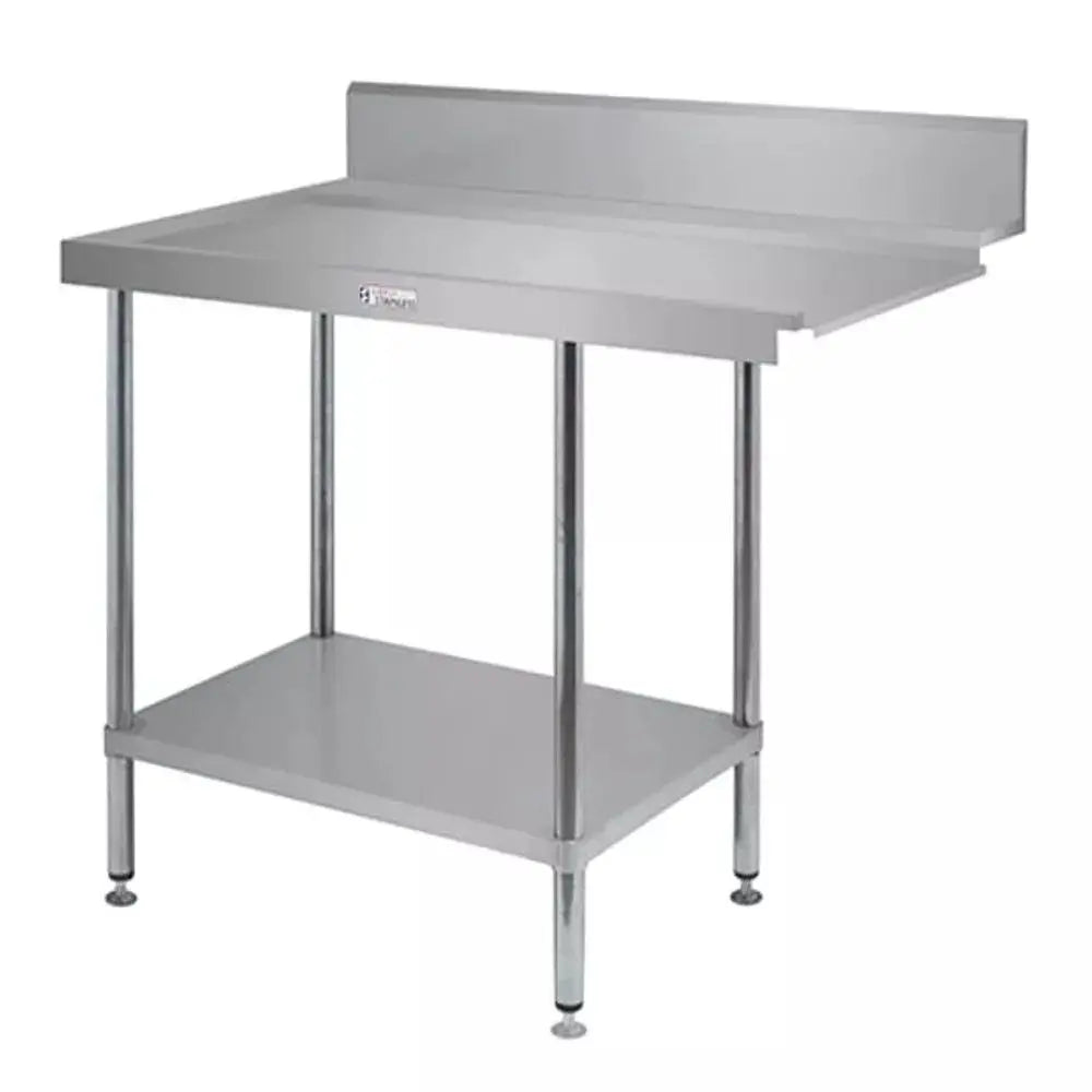 Benches Simply Stainless Left Handed Dishwasher Outlet Bench (600 Series) - 1200mm - SS07.1200L Simply Stainless