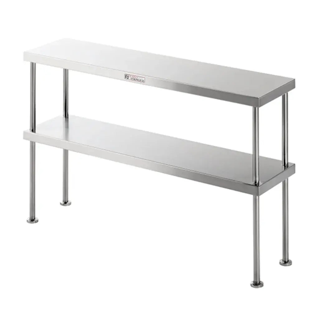 Benches Simply Stainless Double Tier Bench Over-Shelf - 2100mm - SS13.2100 Simply Stainless