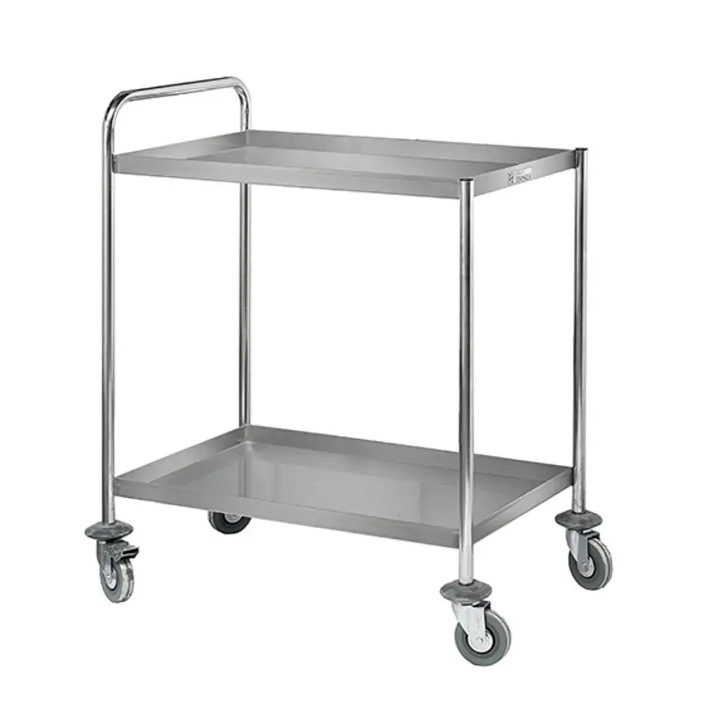 Stainless Steel & Shelving Simply Stainless Two Tier Trolley - SS14 Simply Stainless