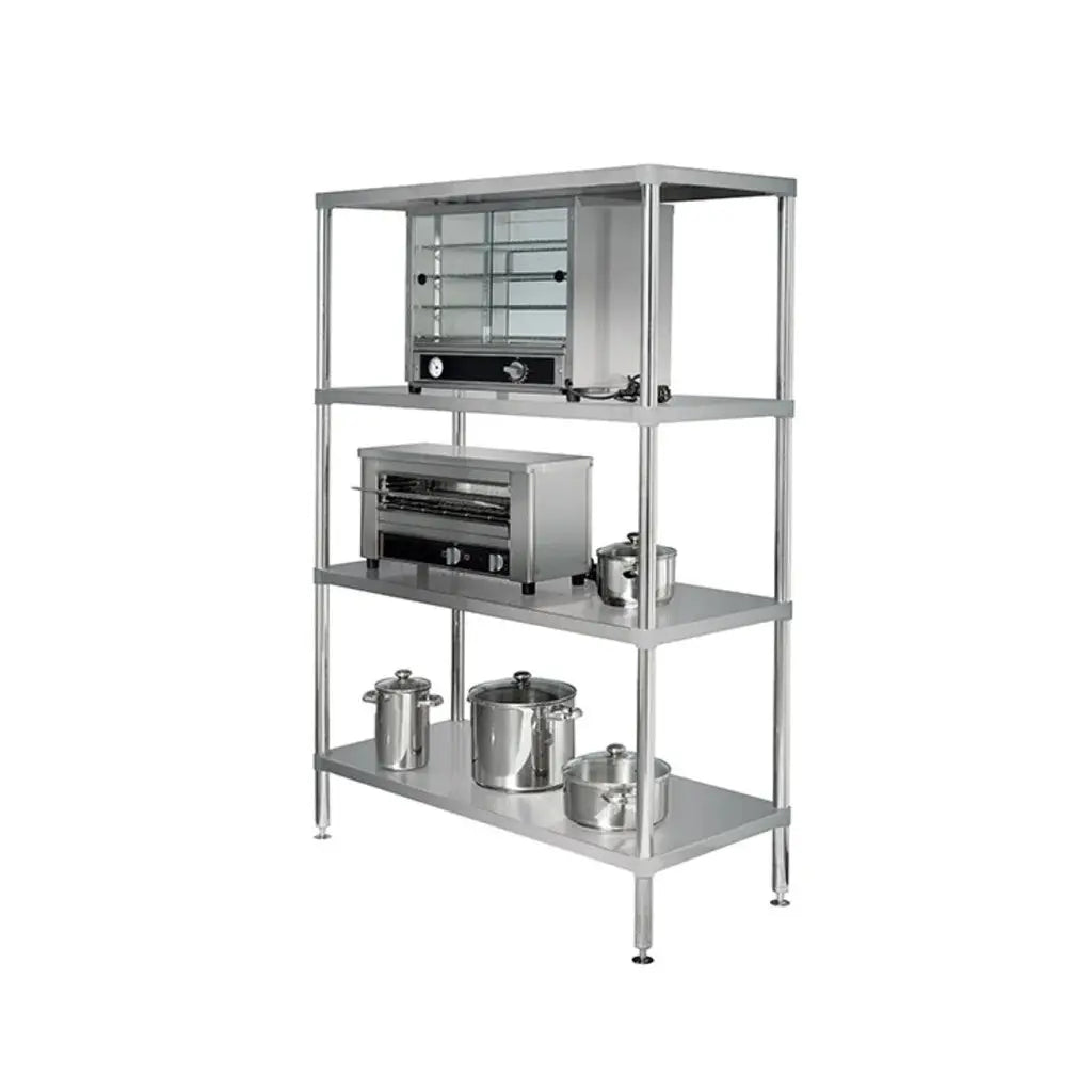 Benches Simply Stainless Adjustable 4 Tier Shelving - 1500Mm - SS17.1500SS Simply Stainless