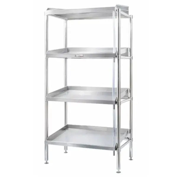 Simply Stainless SS17.DF.1200 Adjustable Sloped Defrost 4 Tier Shelving - 1200mm Simply Stainless