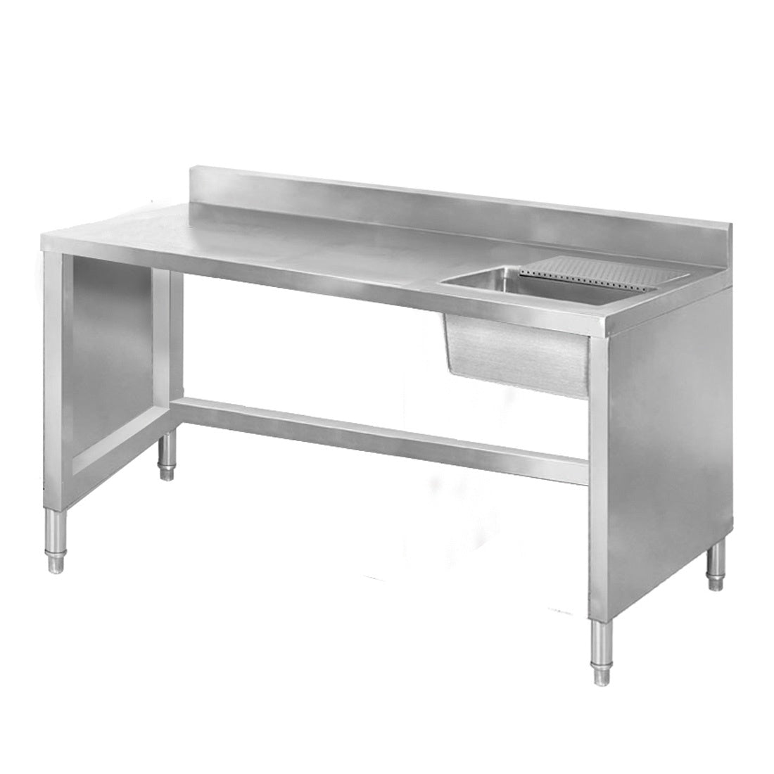 SSB6-1400R Sink Work Bench with Splashback 1400mm Modular Systems
