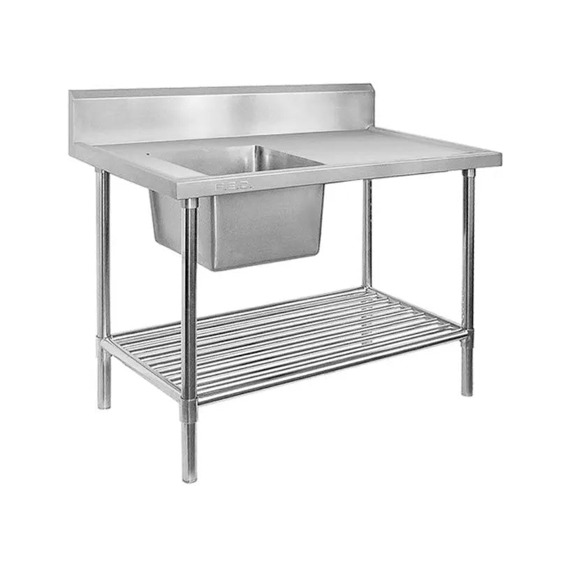 Benches F.E.D. Modular systems Single Left Sink Bench with Pot Undershelf SSB61800L/A Mattys