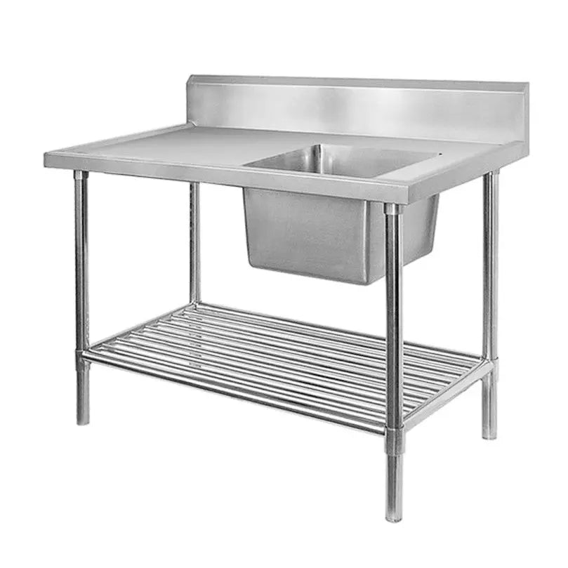 Benches F.E.D. Modular systems Single Right Sink Bench with Pot Undershelf SSB62400R/A Mattys