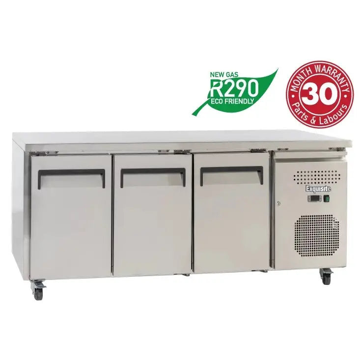 Refrigeration EXQUISITE Snack Size Under Bench Chiller - Solid Doors - SSC400H Mattys