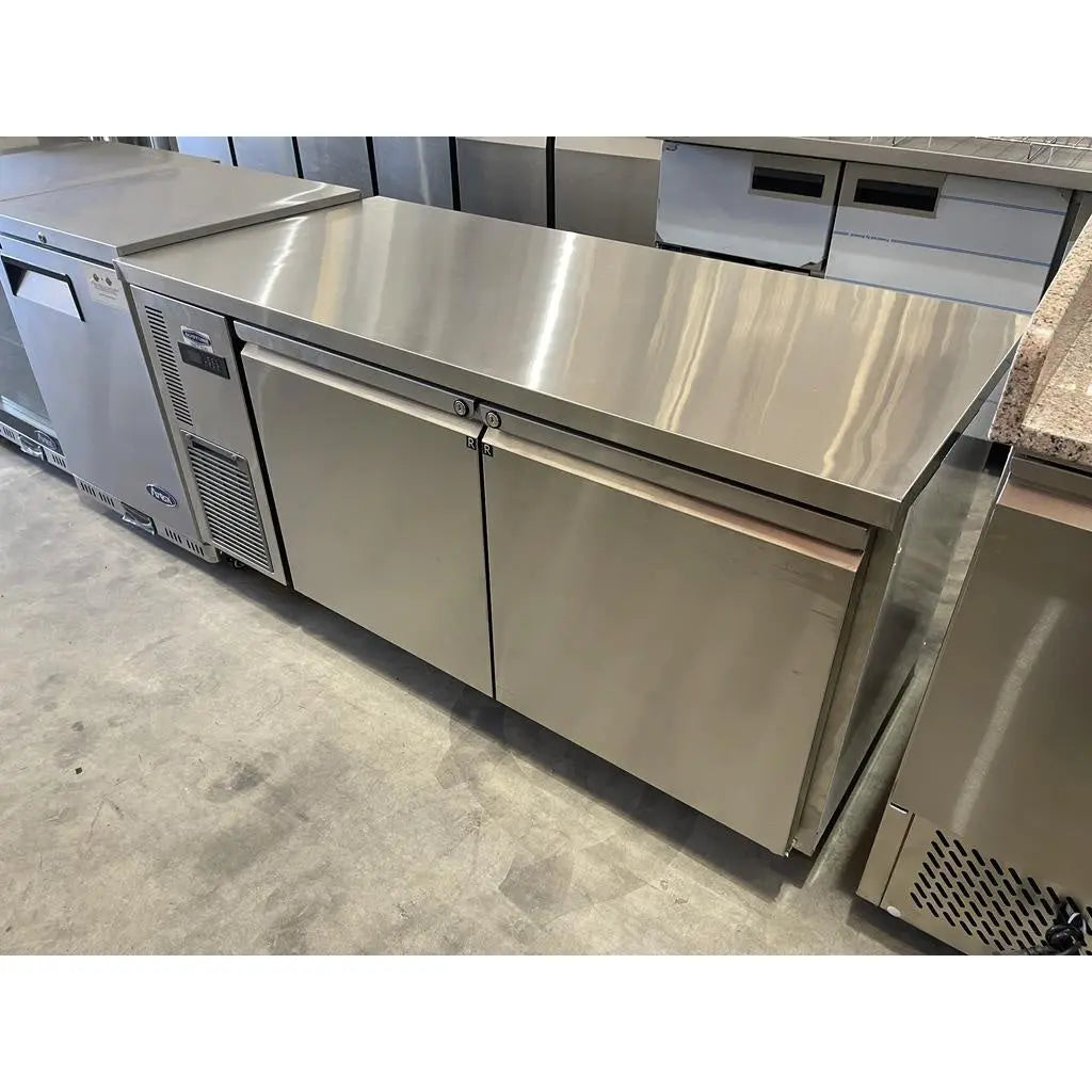 Refrigeration Austune CUR150-2 1500mm 2 Door Under Bench Fridge - SS-CUR150-2 Mattys