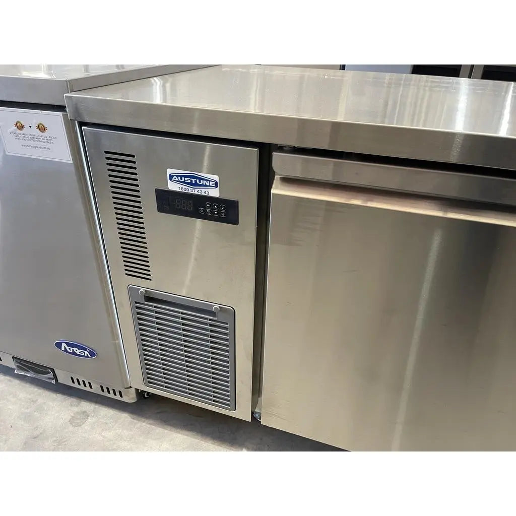 Refrigeration Austune CUR150-2 1500mm 2 Door Under Bench Fridge - SS-CUR150-2 Mattys