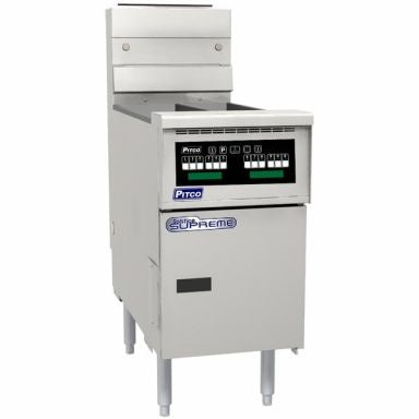 Pitco SSH55T-C Split Tank Solstice Supreme Natural Fryer Gas with Computer Control Mattys