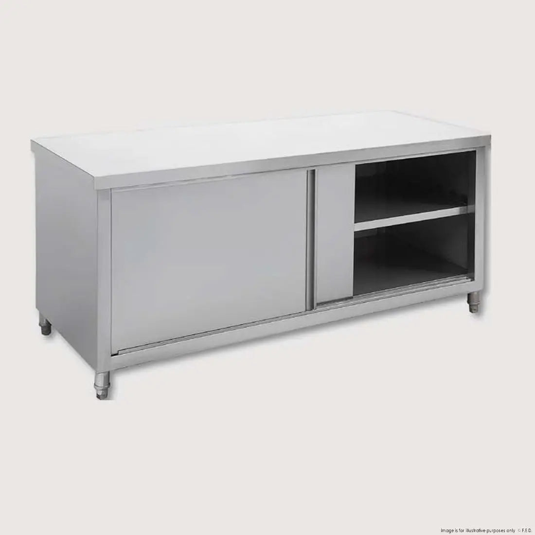 Benches F.E.D. Modular Systems Quality Grade 304 S/S Pass though cabinet ( double sided) STHT1500H Mattys