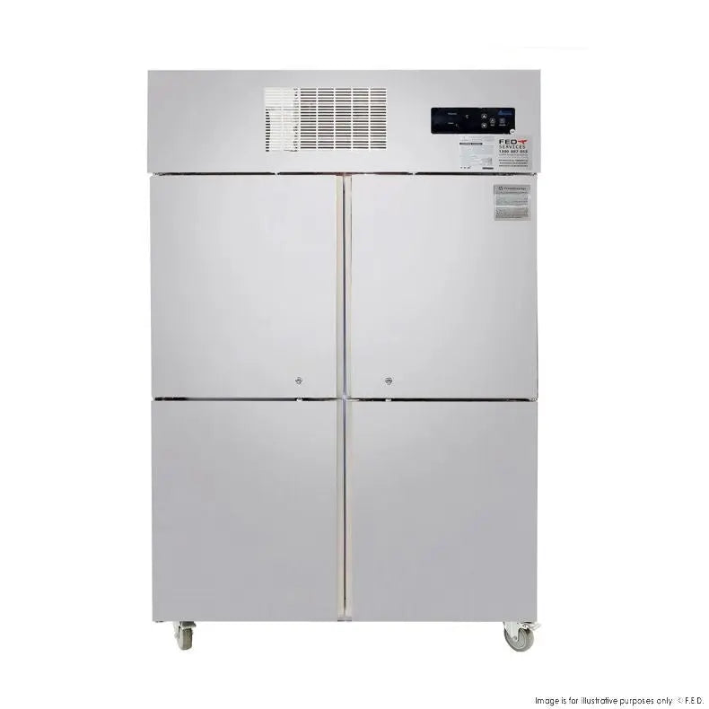 FED Temperate Thermaster TROPICAL Thermaster 4 x door SS Freezer - SUF1000 Mattys