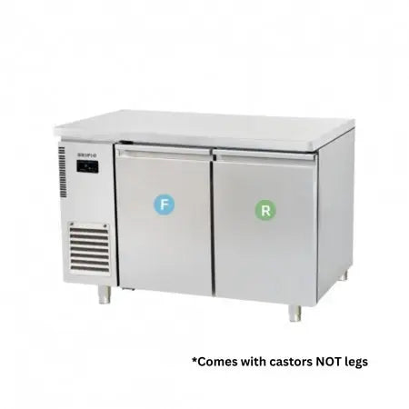 Refrigeration Skipio Undercounter Side Prep Table Dual Temp 127/135L - SURF12-2 Mattys