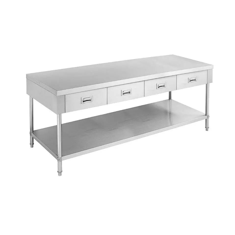 Benches F.E.D. Modular systems Work bench with 4 Drawers and Undershelf SWBD61800 Mattys