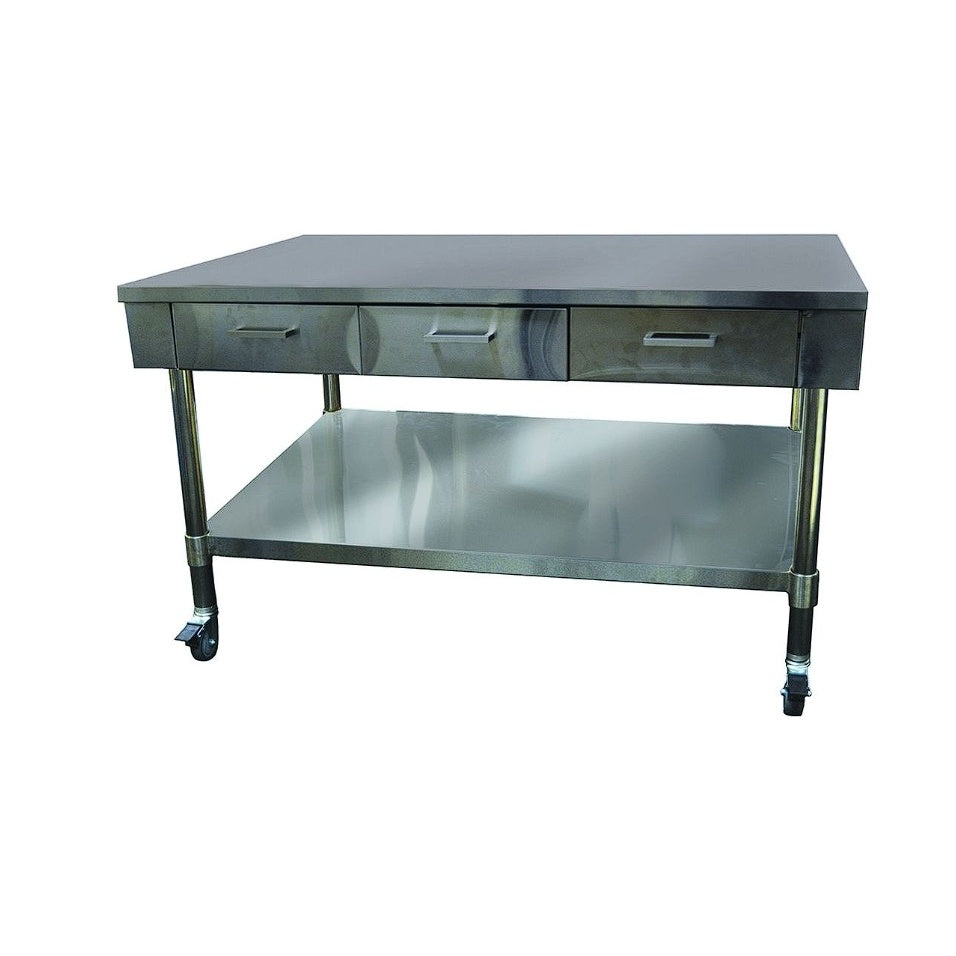 F.E.D. Modular Systems SWBD8-3 Work Bench with 3 Drawers and Under Shelf Mattys