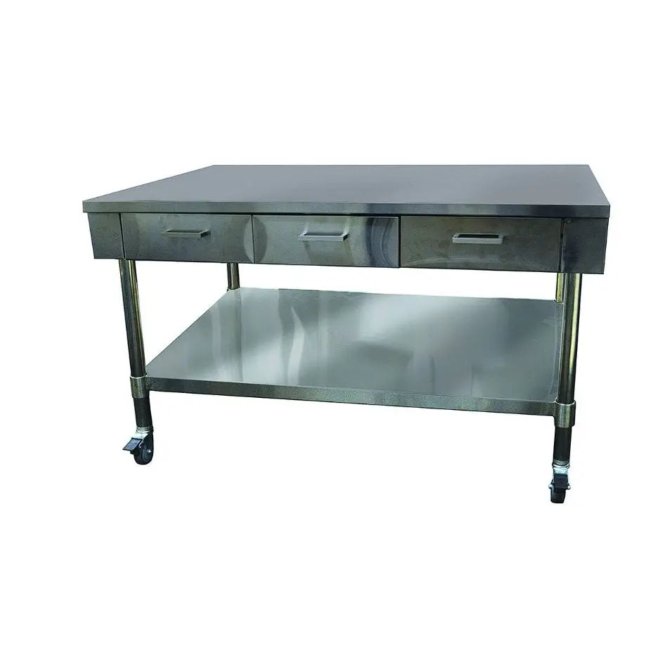 Benches F.E.D. Modular Systems Work Bench with 3 Drawers and Under Shelf SWBD83 Mattys
