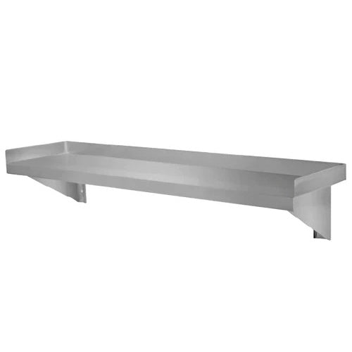 Stainless Steel & Shelving Mixrite Solid Wall Shelf - 1200 Wide - SWS12 Mattys