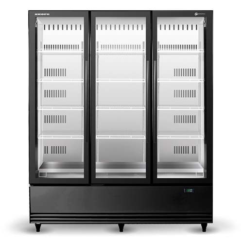 SKOPE ActiveCore SKB 3 Door Upright Display or Storage Fridge SKB1500N-A - White/Black SKOPE