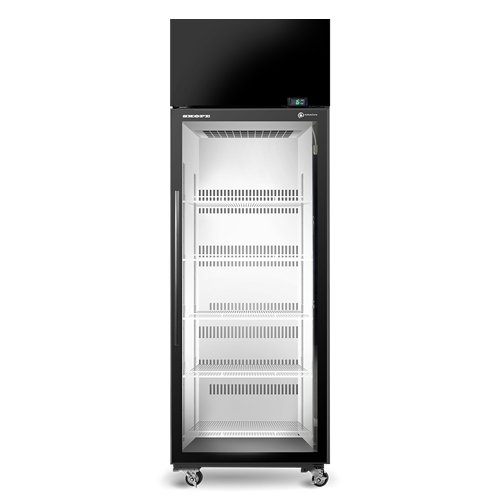 SKOPE | ActiveCore SKT 1 Door Upright Display or Storage Fridge | SKT650N-A-WB - White/Black SKOPE