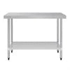 Shelving Vogue Stainless Steel Prep Table 1200mm - T376 Vogue