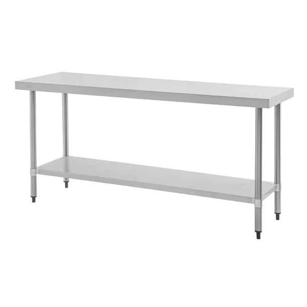 Shelving Vogue Stainless Steel Prep Table 1800mm - T378 Vogue