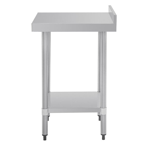 Shelving Vogue Stainless Steel Prep Table with Splashback 600mm - T379 Vogue