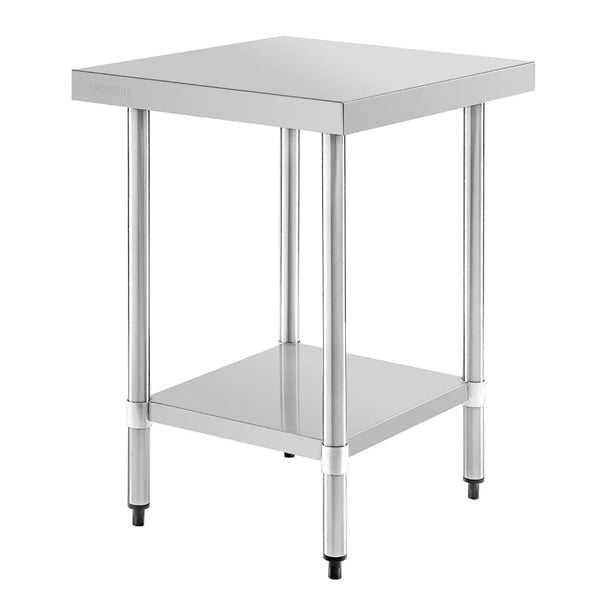 Shelving Vogue Stainless Steel Prep Table 600mm - T389 Vogue