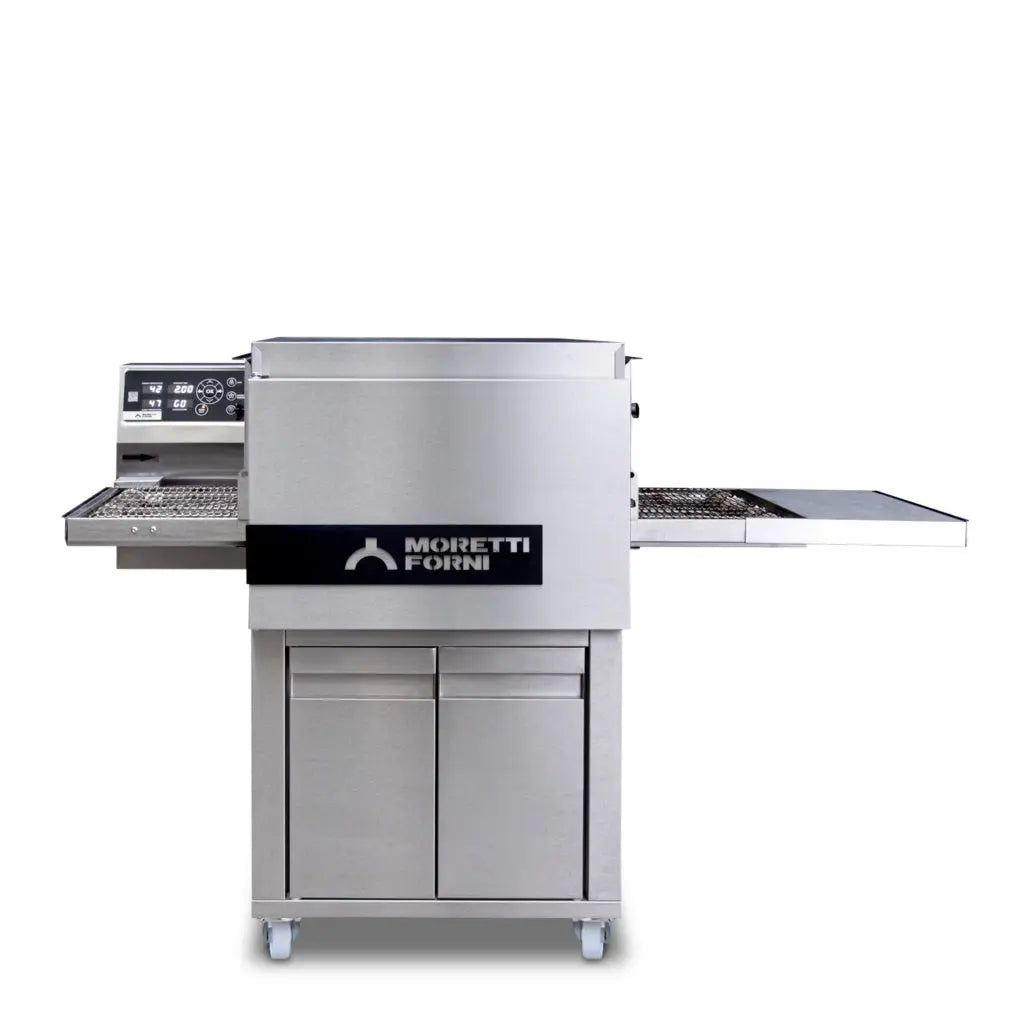 Moretti Forni Single Deck Electric Bench-Conveyor Oven on Stand T64E/1 SC - T64E/1 SC Mattys