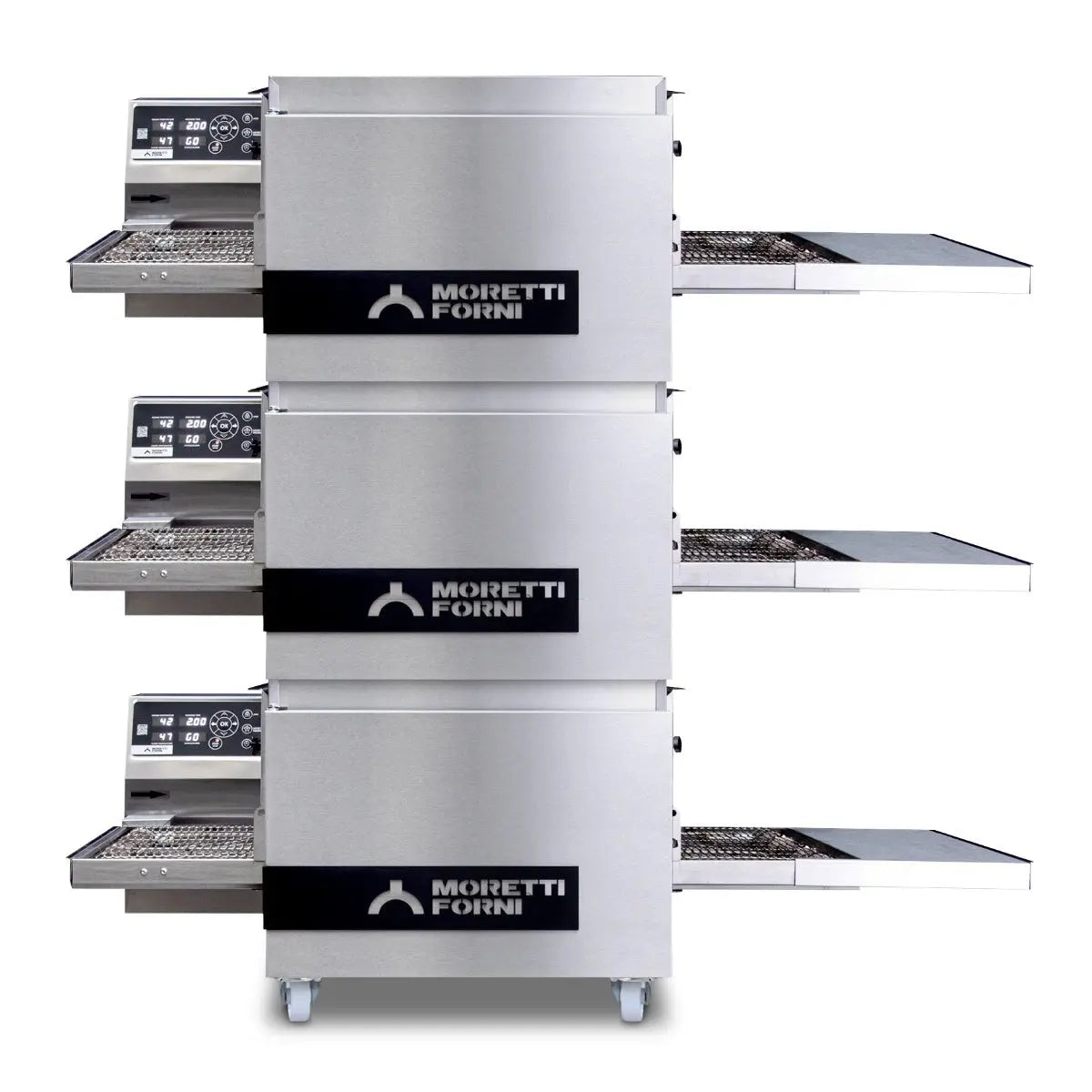 Moretti Forni T64E/3 S Triple Deck Top Conveyor Oven on Stand Mattys