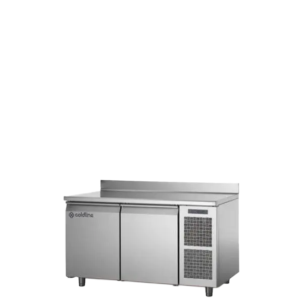 Refrigeration Coldline Two Door Pastry Counter Freezer w/+ Splashback - TA13/1BJ Mattys