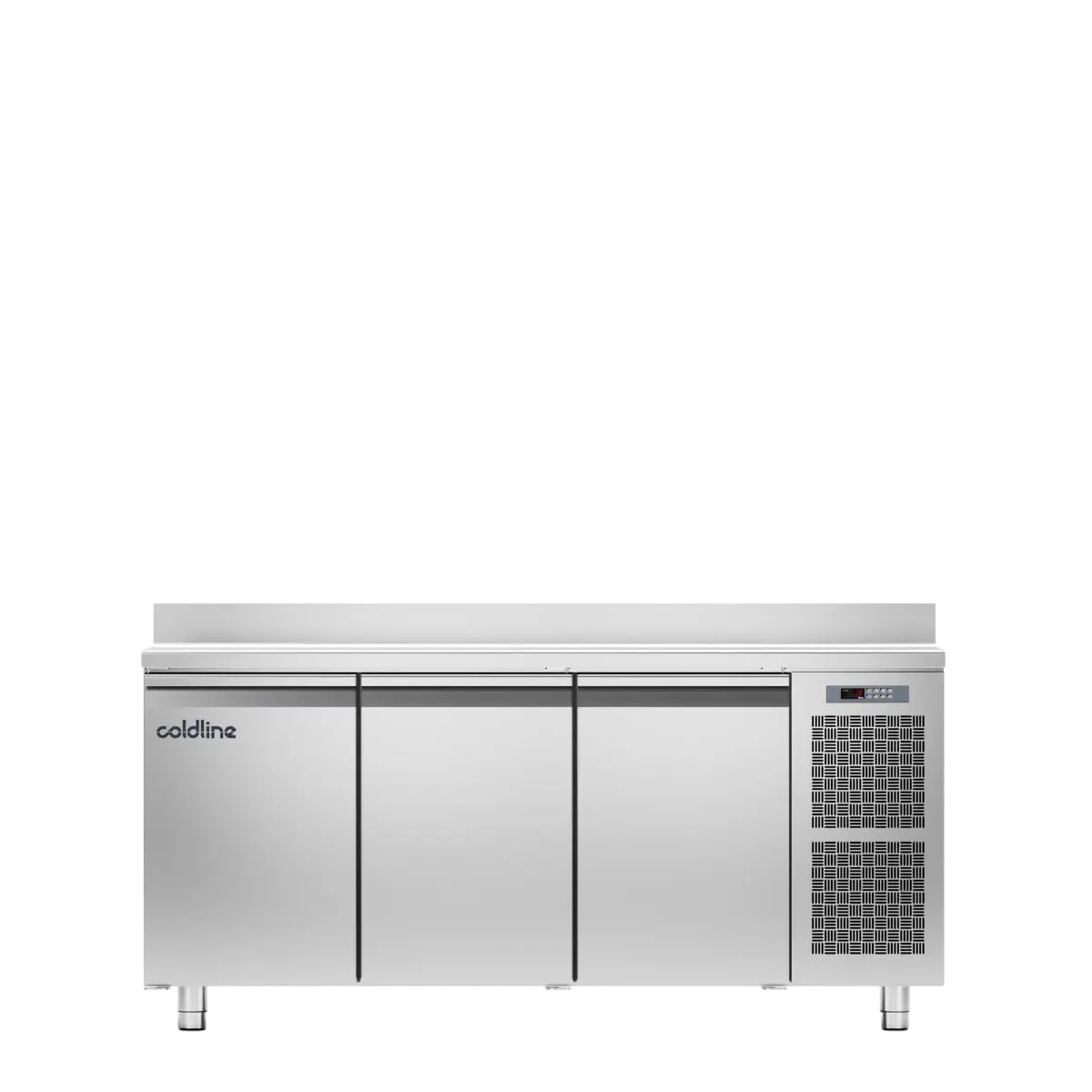 Refrigeration Coldline MASTER 3 Doors Freezer Counter - with Splashback - TA17/1B Mattys
